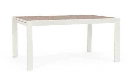 Bizzotto BIZZOTTO stół ogrodowy BELMAR VAPOR 160-240 biały / rozkładany