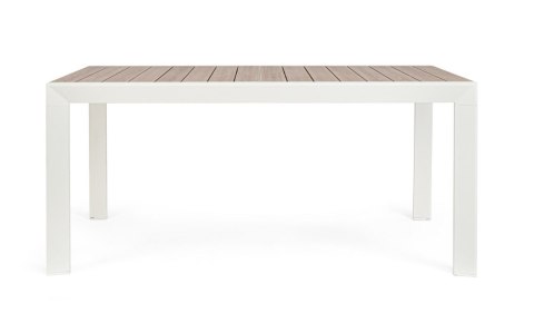 Bizzotto BIZZOTTO stół ogrodowy BELMAR VAPOR 160-240 biały / rozkładany
