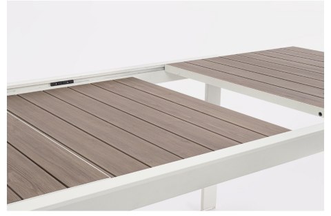 Bizzotto BIZZOTTO stół ogrodowy BELMAR VAPOR 160-240 biały / rozkładany