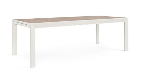 Bizzotto BIZZOTTO stół ogrodowy BELMAR VAPOR 220-340 biały / rozkładany