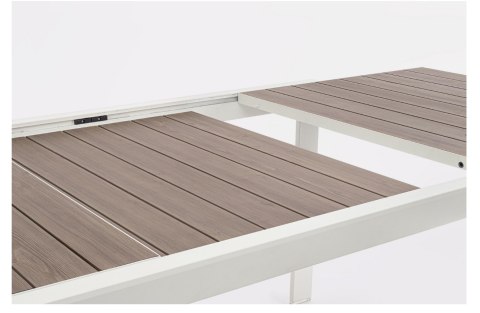 Bizzotto BIZZOTTO stół ogrodowy BELMAR VAPOR 220-340 biały / rozkładany