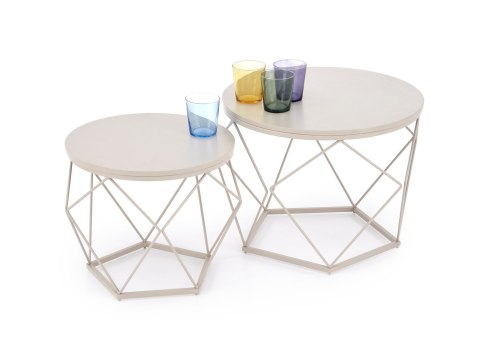 CIELO zestaw 2 ław kaszmirowy