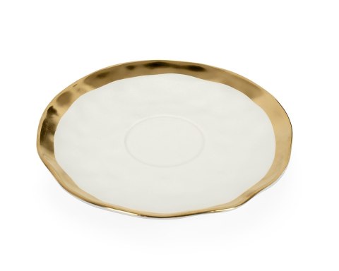 Kare Design KARE komplet 4 filiżanek BELL biało-złoty