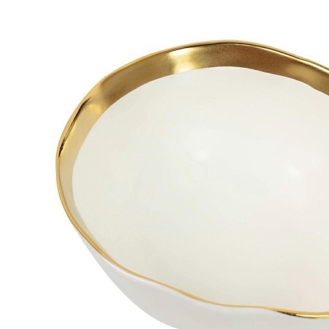 Kare Design KARE komplet 4 misek BELL 15 cm biało-złoty