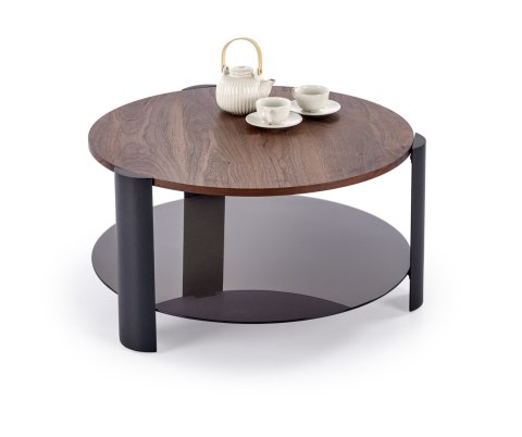 LIRA ława orzechowy / czarny