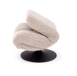 MANGO fotel wypoczynkowy ciemny beżowy