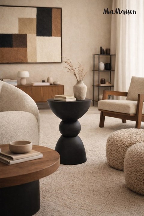 MaMaison MaMaison stolik TADAO 35 czarny