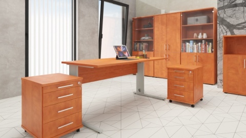 Meble Biurowe Kontenerek Komoda Silver K52 grusza polna