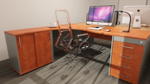 Meble Biurowe Kontenerek Komoda Silver K56A grusza polna