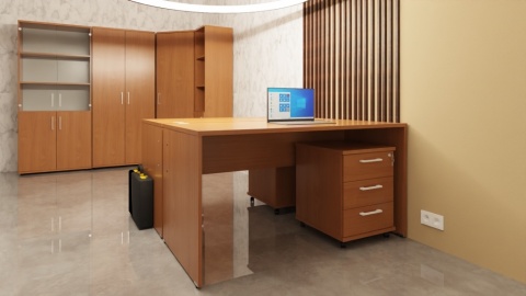 Meble Biurowe Kontenery Silver Kontener pod biurko K51 buk bawaria