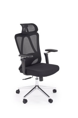 RUFINO fotel gabinetowy czarny