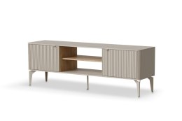 BELUCI RTV-1 stolik RTV kaszmir / dąb cremona