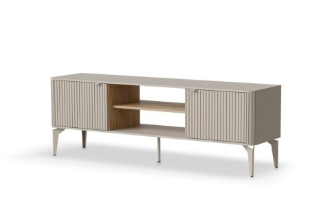 BELUCI RTV-1 stolik RTV kaszmir / dąb cremona