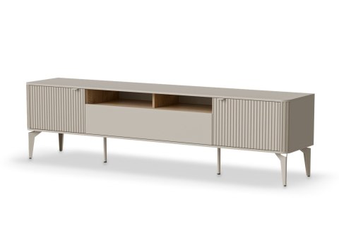 BELUCI RTV-2 stolik RTV kaszmir / dąb cremona