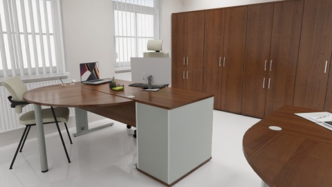 DOSTAWKA Silver NOGA METALOWA BUK BAWARIA Meble Biurowe POSIADA REGULACJĘ WYSOKOŚCI