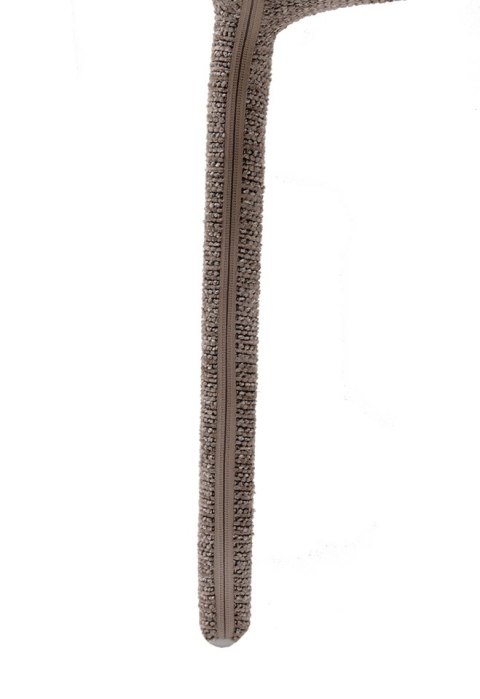 King Home Krzesło ALYA brązowe