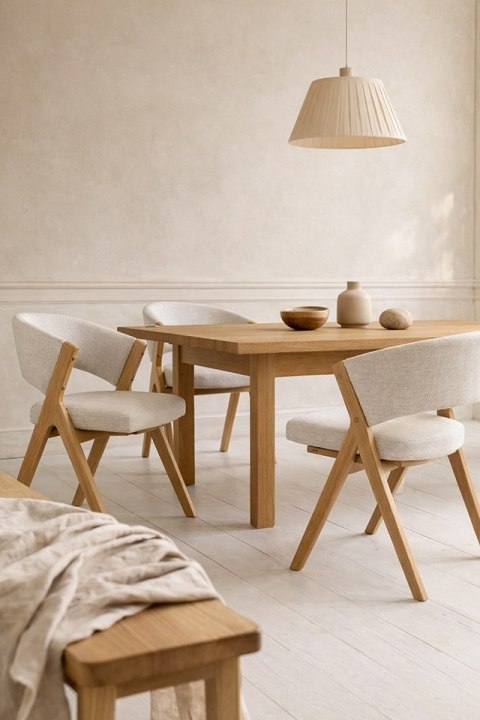 King Home Krzesło FIRENZE beżowe