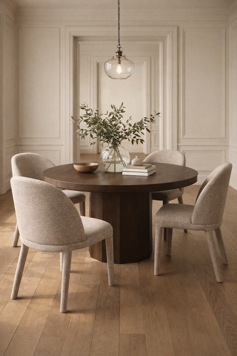 King Home Krzesło TUYA beżowe