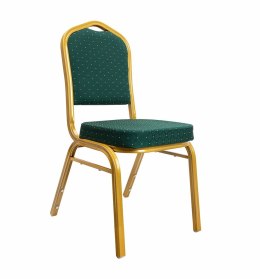 King Home Krzesło bankietowe / konferencyjne HEKATE zielone