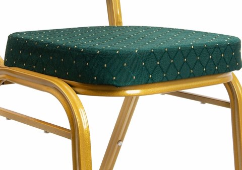 King Home Krzesło bankietowe / konferencyjne HEKATE zielone