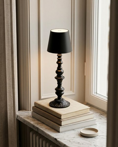 King Home Lampka przenośna / nocna SHP STATE czarna