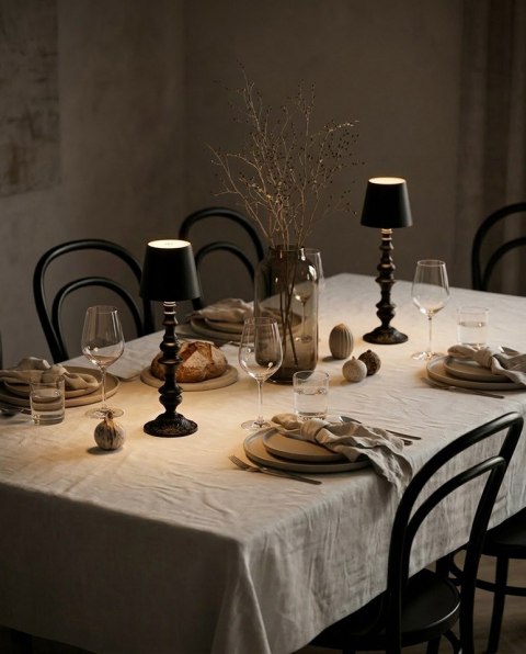 King Home Lampka przenośna / nocna SHP STATE czarna