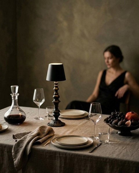 King Home Lampka przenośna / nocna SHP STATE czarna