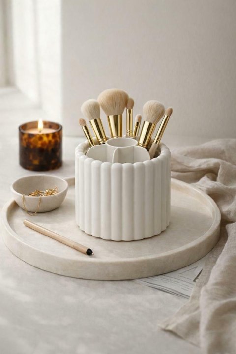 King Home Organizer na pędzle SHP LULLABY biały