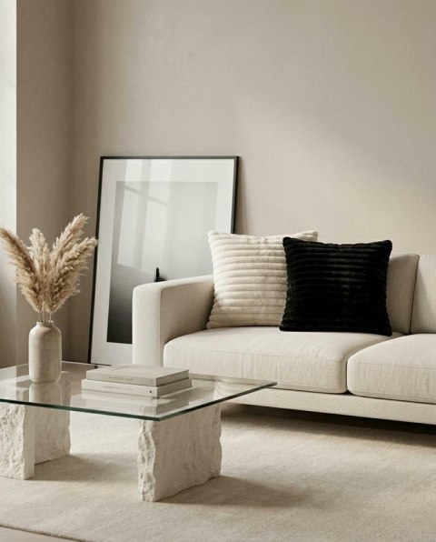 King Home Poduszka dekoracyjna SHP LINE czarna