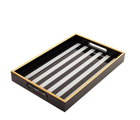 King Home Taca dekoracyjna SHP GRAND biało-czarna