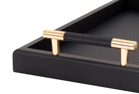 King Home Taca dekoracyjna SHP PORTO czarna