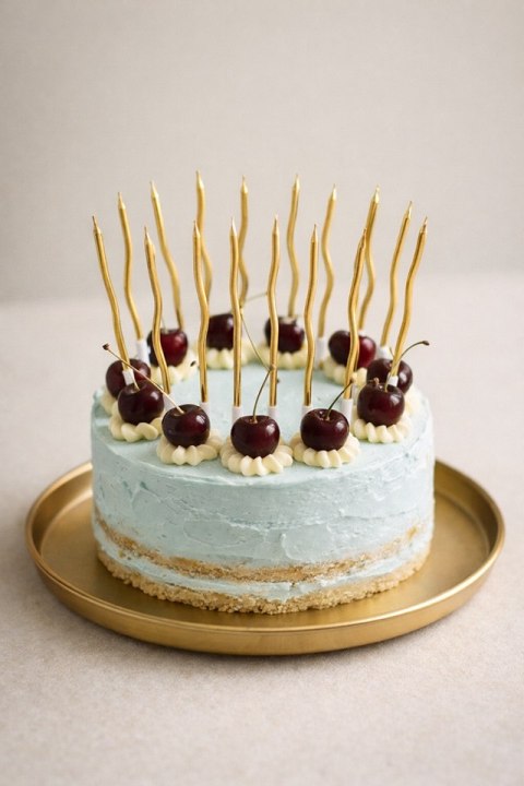 King Home Zestaw 36 świeczek SHP TWIST złoty