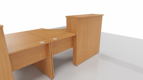 Meble Biurowe Dostawka Silver DR-120 buk bawaria