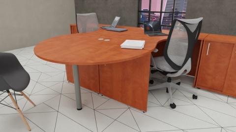 Meble Biurowe Dostawka Silver P180 grusza polna