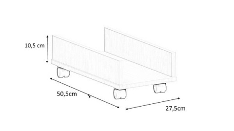 Meble Biurowe Podstawa Silver PC buk bawaria