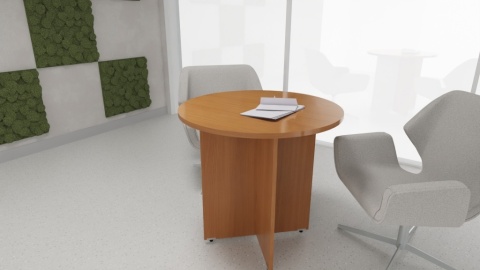 Meble Biurowe Stoły Silver ST8oR Stół okrągły buk bawaria