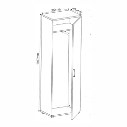 Meble Biurowe Szafy Silver S60-5 buk bawaria