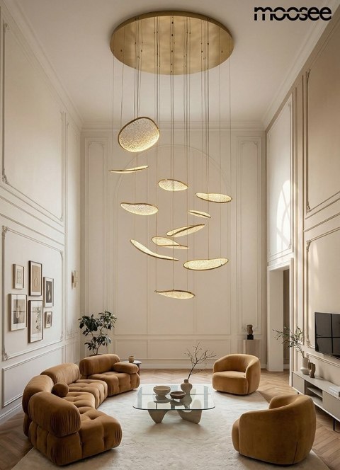 Moosee MOOSEE lampa wisząca MEDUSA złota