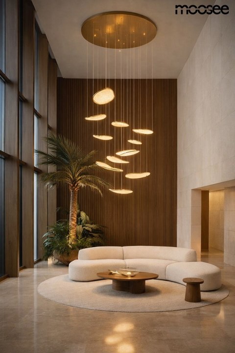 Moosee MOOSEE lampa wisząca MEDUSA złota