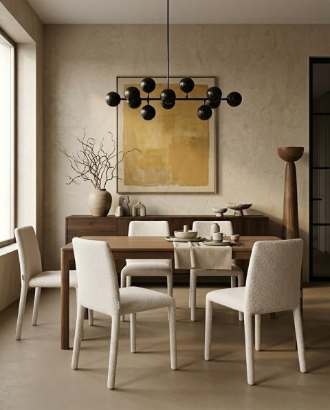 King Home Krzesło ALYA beżowe