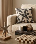 King Home Poduszka dekoracyjna SHP STARFISH beżowa / szara