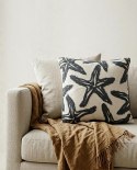 King Home Poduszka dekoracyjna SHP STARFISH beżowa / szara