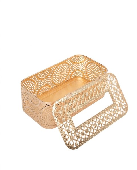 King Home Pojemnik na chusteczki SHP MAISON złoty