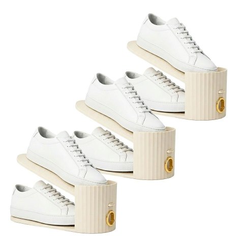 King Home Zestaw 3 wkładek do szafy na buty SHP EASY beżowy