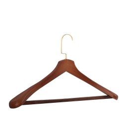 King Home Zestaw 4 wieszaków SHP HARDI brązowy