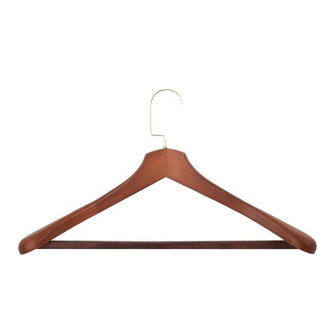 King Home Zestaw 4 wieszaków SHP HARDI brązowy