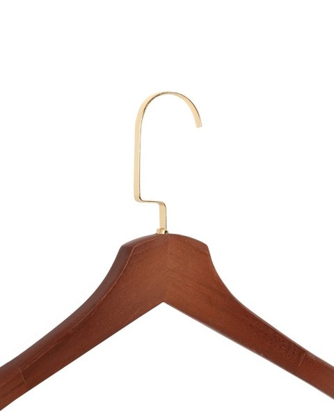 King Home Zestaw 4 wieszaków SHP HARDI brązowy