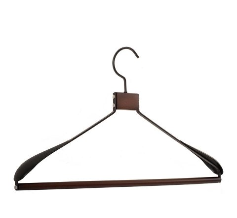 King Home Zestaw 4 wieszaków SHP SOLID czarny