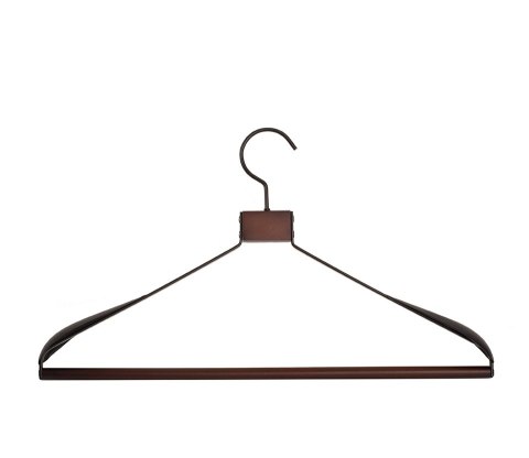 King Home Zestaw 4 wieszaków SHP SOLID czarny