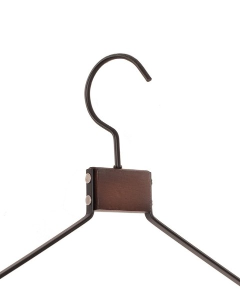 King Home Zestaw 4 wieszaków SHP SOLID czarny